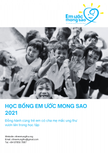 Học bổng "Em Ước Mong Sao" - đồng hành cùng trẻ em có cha mẹ mắc ung thư vươn lên trong học tập Học bổng "Em Ước Mong Sao" - đồng hành cùng trẻ em có cha mẹ mắc ung thư vươn lên trong học tập