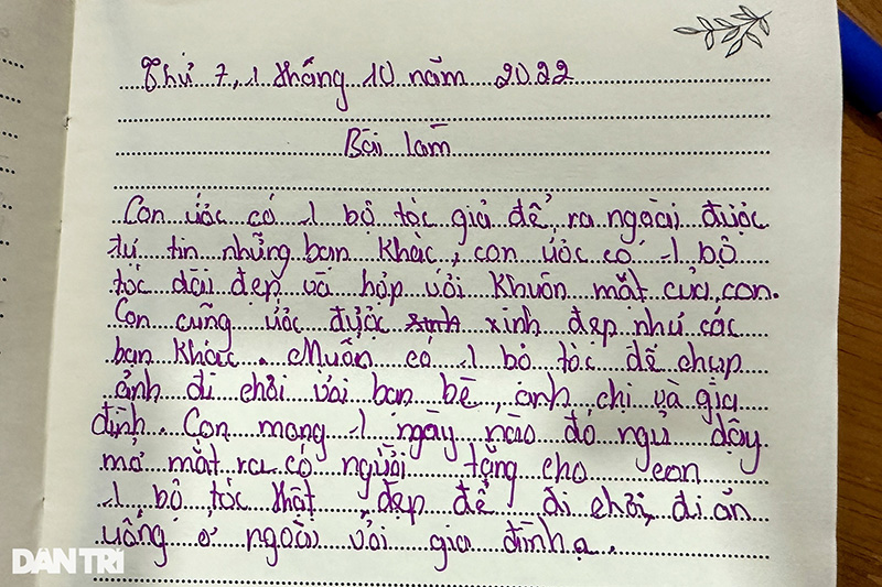 Lớp học đặc biệt của bệnh nhi ung thư máu - Theo báo Dân Trí