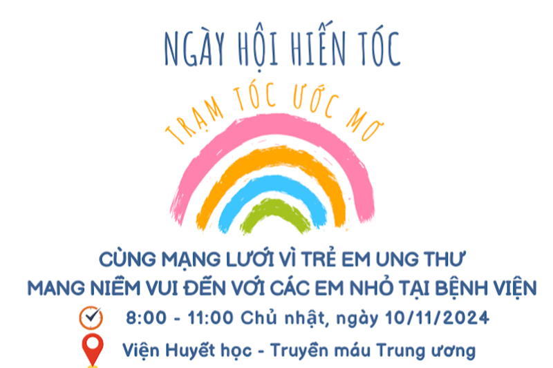 Tuyển tình nguyện viên cho Ngày hội Hiến tóc - Trạm tóc ước mơ 2024 Tuyển tình nguyện viên cho Ngày hội hiến tóc - Trạm Tóc Ước Mơ 2024