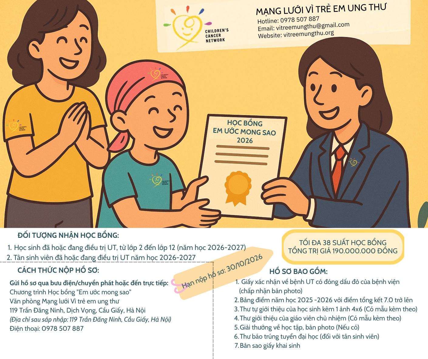 Học bổng Em ước mong sao Học bổng Em ước mong sao